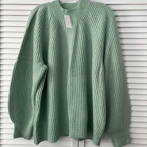NWT! Loft mint green sweater XXL
